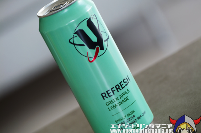 V ENERGY REFRESH GREEN APPLE LEMONADEのデザイン