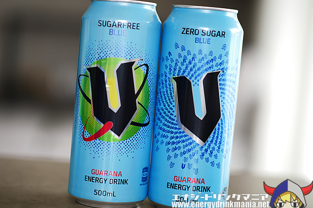 V ENERGY SUGARFREE BLUEのデザイン