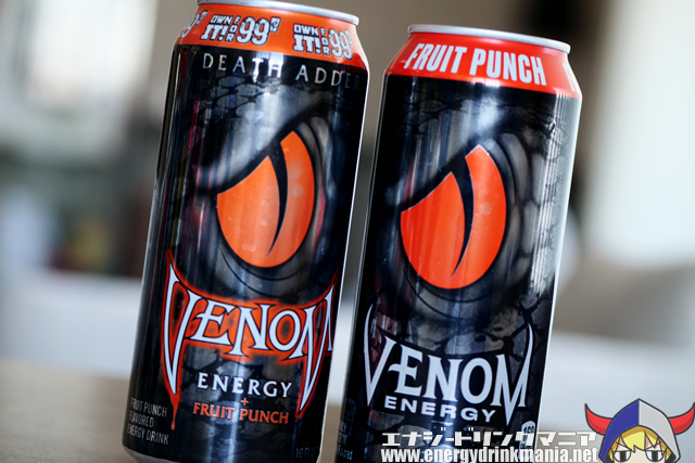 VENOM ENERGY FRUIT PUNCHのデザイン