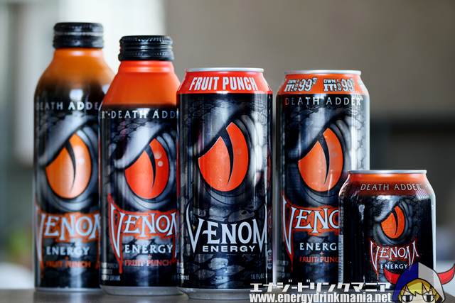 VENOM ENERGY FRUIT PUNCHのデザイン