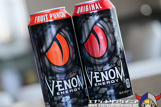 VENOM ENERGY FRUIT PUNCHのデザイン