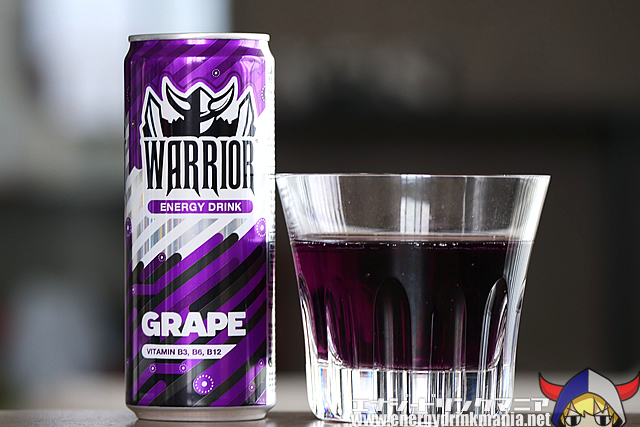 WARRIOR SPARKLING ENERGY DRINK GRAPE