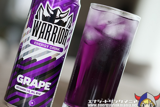 WARRIOR SPARKLING ENERGY DRINK GRAPE