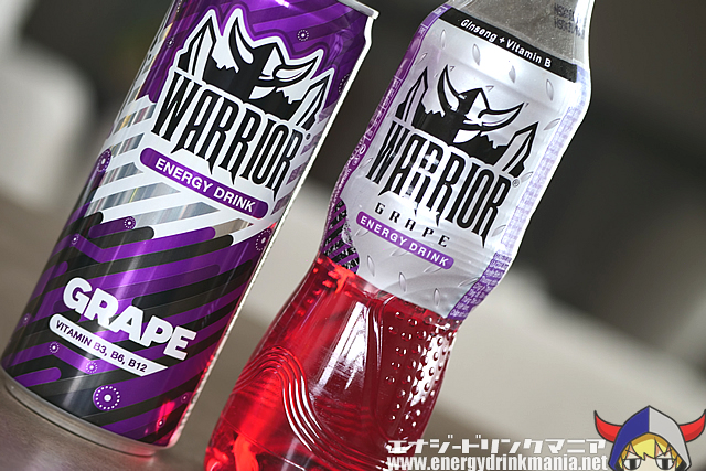 WARRIOR SPARKLING ENERGY DRINK GRAPE