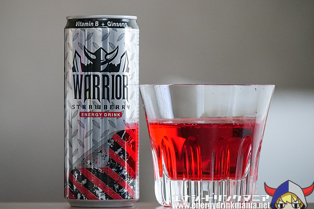 WARRIOR SPARKLING ENERGY DRINK STRAWBERRY