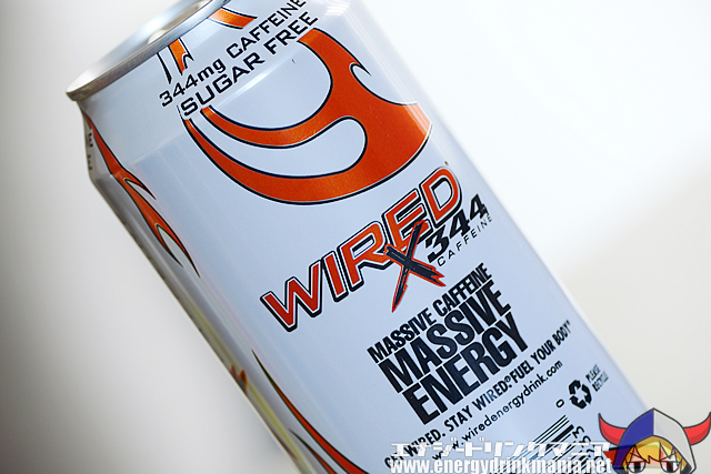 WIRED ENERGY X344 SUGAR FREEのデザイン