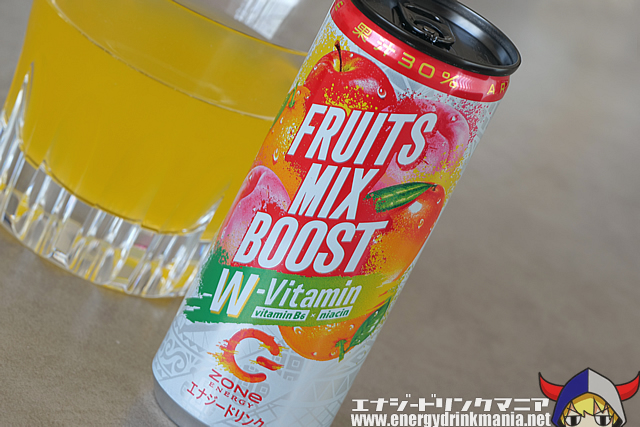 Design of ZONe ENERGY FRUITS MIX BOOST + PEACH