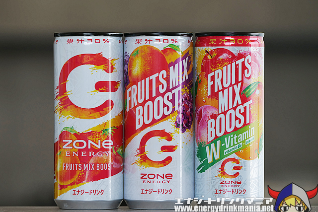 Design of ZONe ENERGY FRUITS MIX BOOST + PEACH